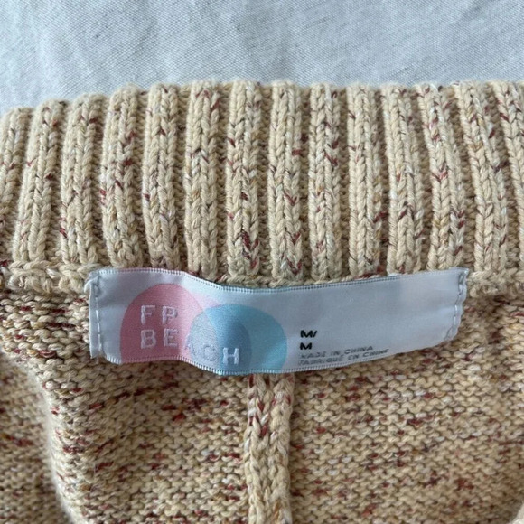 Free People Gio Knit Lounge Sweater Set Heather Yellow Size Medium - Picture 10 of 11